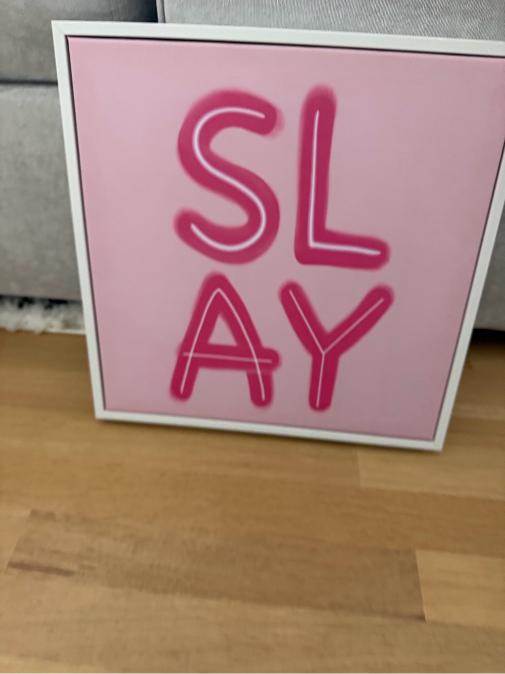 Pink SLAY Wall Art Print by